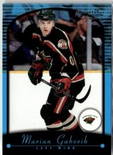 2000-01 TOPPS PREMIER PLUS Marian Gaborik Rookie Minnesota Wild #130