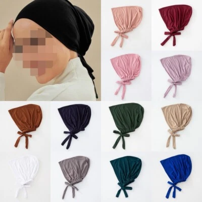 Bonnet Intérieur Pour Femme À Nouer À L'arrière Bonnet De Protection Foulard - Photo 1/4