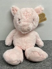 Animal Adventure Pig Plush 12” Pink Super Soft Stuffed Animal Big Feet