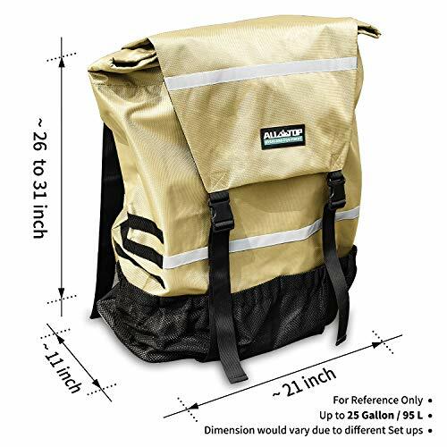Overland Series Spare Tire Trash Bag yellow Tan Tool Gear Organizer For