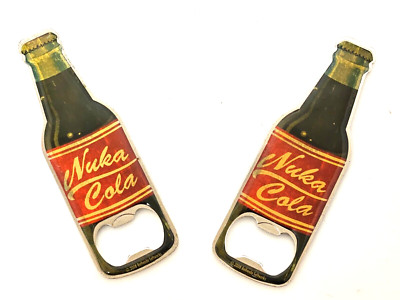 2 Pack , Rare FALLOUT 3 - Nuka Cola Magnetic Bottle Opener NEW