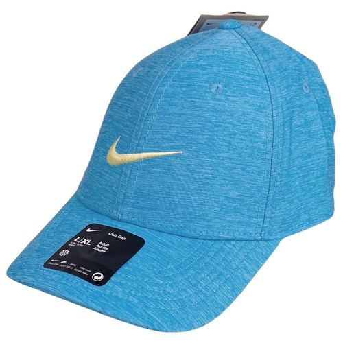Nike Dri-FIT Club Cap Structured Heather Golf Hat (Size L/XL) Blue HF5289-407