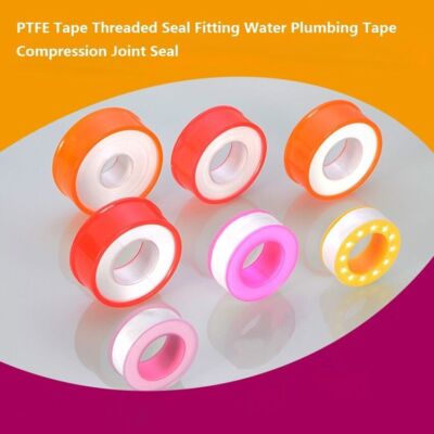 Gas PTFE Tape Threaded Seal Fitting Water Plumbing Tape Compression Joint Seal 