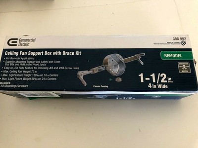Commercial Electric 15.3 cu. in. Remodel Construction Ceiling Fan Brace