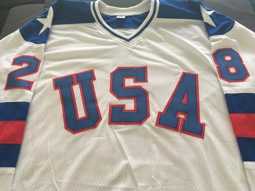JOHN HARRINGTON AUTOGRAPHED 1980 OLYMPIC JERSEY J.S.A. AUTHENTICATED - Picture 8 of 10