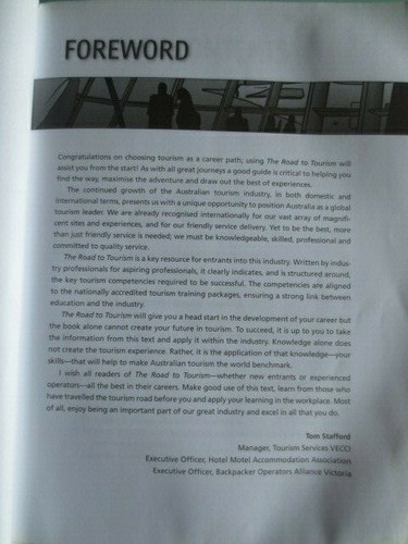 THE ROAD TO TOURISM SKILLS FOR THE NEW PROFESSIONAL 2ND ED - O'SHANNESSY et al - Bild 10 von 12