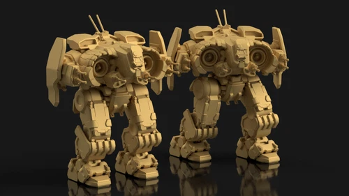 Battletech Alternative - Fafnir FNR-J - Juggernaut Assault Mech (6mm scale)