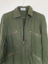 Jean Paul Gaultier 100% Linen Oversized Shirt Jacket U.k. M Vintage