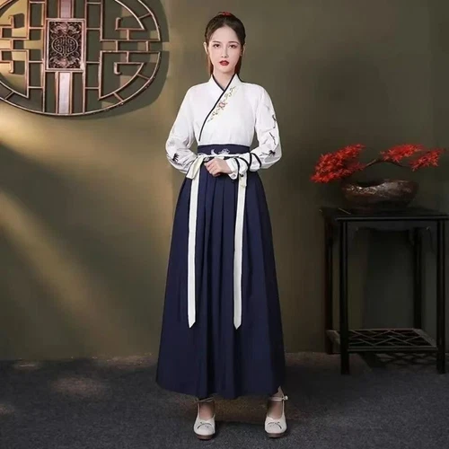 Männer Drachen Muster Kleidung chinesischer Stil traditionelles Hanfu altes Kostüm - Bild 18 von 33