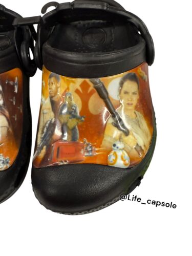 Size 6C / 7C Crocs 202172-90H STAR WARS Clog Croslite Slip-On Clog Kids DISNEY - Picture 18 of 22