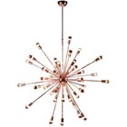 Mid Century 40 Arms Brass Sputnik Huge Chandelier Home Interior Elegant Light