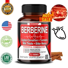 Berberine Capsules - 600mg + Piperine - Ultra High Dose + Vegan Berberine