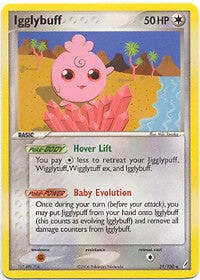 Pokemon EX Crystal Guardians  21/100 Igglybuff Card