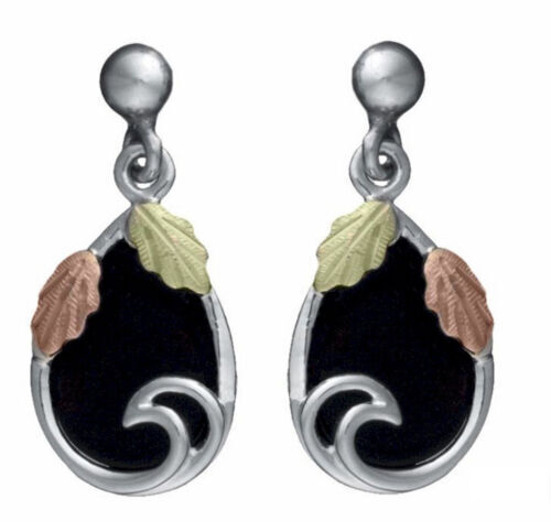 10K Black Hills Gold Jacket Set Trio Earrings with CZ FAST 10K Black Hills Gold Jacket Set Trio Earrings with CZ FAST