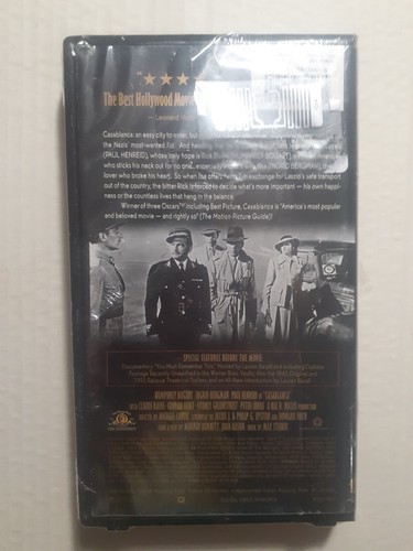 CASABLANCA Special Edition VHS Bogart And Bergman, New Sealed - Picture 2 of 2