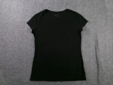 No Boundaries Top Women Large Black Base Layer Capsule Office Causal Basic