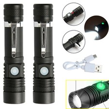 90000LM Taschenlampe LED Aufladbar USB Hell T...