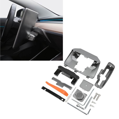 ༝Console Rotating Bracket ABS Aluminum Alloy Silver Car Accessoires For - Afbeelding 22 van 22
