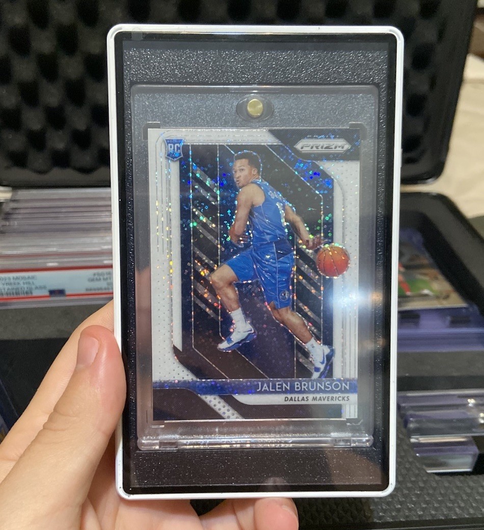 2018-19 Panini Prizm - Jalen Brunson #250 White Sparkle Prizm (RC)