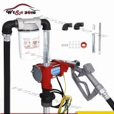 15gpm 12v Dc Fuel Transfer Pump W Nozzle Particulate Filter Gasoline Diesel 15gpm 12v Dc Fuel Transfer Pump W Nozzle Particulate Filter Gasoline Diesel