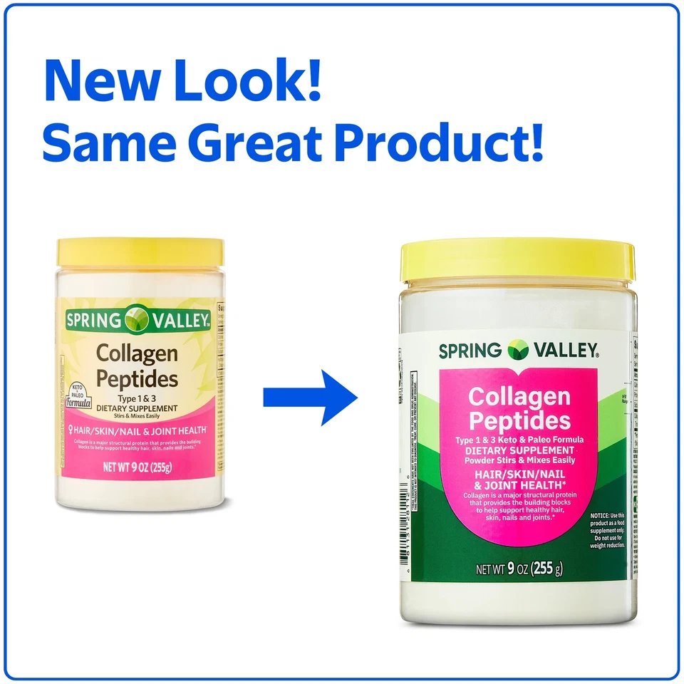 Péptidos de colágeno tipo 1 y 3 suplemento dietético en polvo para cabello/S Foto 2 de 4