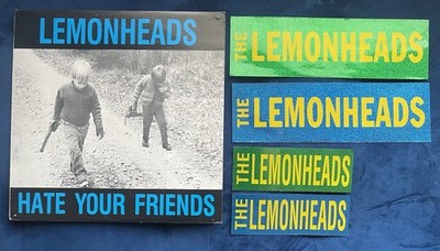 Lemonheads HATE YOUR FRIENDS 1987 Punk LP with Stickers