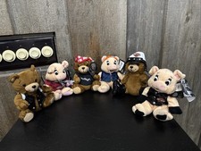 Harley Davidson 6 Bean bag plushies