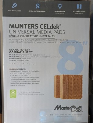 MasterCool 8 inch Rigid Media Pad for 4800 CFM, 110133-1