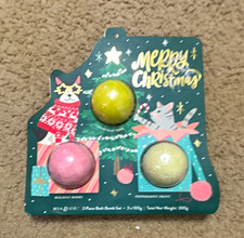 m g co. Merry Christmas Bath Bomb Set 3-Piece 350g Unisex
