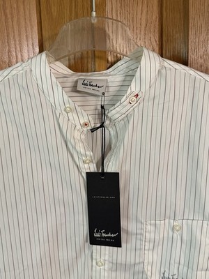 Luis Trenker Trachtenhemd XL H38054 NEU mit Etikett Stehkragen leicht gestreift