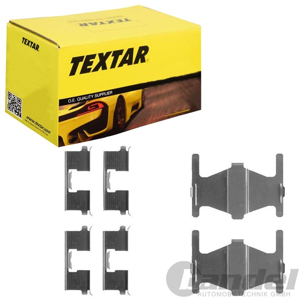 Textar MONTAGE-SATZ BremsbelÄGe ZubehÖR Hinten Passend FüR Nissan Maxima Primera-image