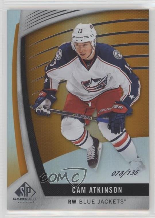 2017-18 SP Game Used Orange Rainbow 78/135 Cam Atkinson #47 7l6