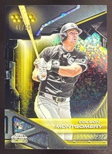 2026 Topps Chrome Black Colson Montgomery RC Gold Mini-Diamond Refractor #/50