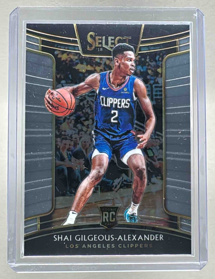 Shai Gilgeous-Alexander 2018 Panini Select #7 Rookie RC Concourse