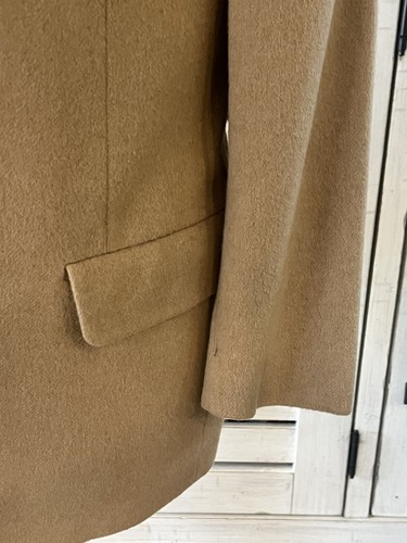 Blazer Vintage Nordstrom Para Hombres 39R Tostado 100% Cabello Camel Solapa Pico EE. UU. - Imagen 5 de 16