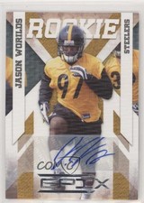 2010 Panini Epix Rookie Signatures 357/499 Jason Worilds #142 Auto 0v1