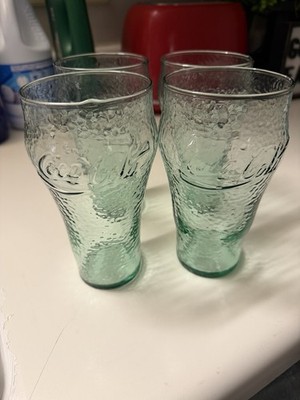4-Set Coca Cola Drinking Glasses (Green) 16.7oz. (494ml)