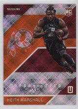 2016 Panini Unparalleled Rookie Orange /99 Keith Marshall #174 e5r