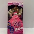 Vintage 1994 Barbie 3 Looks in 1 Doll 12339 Mattel Blonde New In Box