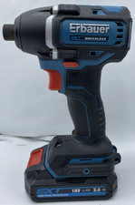 Erbauer EID18-Li EXT Cordless 18v Impact Driver+2.0Ah Battery (VGC/FREE POSTAGE)