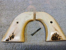 Elk Stag Grips For Colt Saa Taurus Gaucho Deputy Ruger New Vaquero With Screw