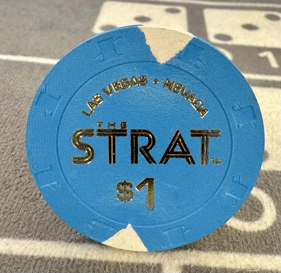 🎰🎲$1 Las Vegas Strip Casino Chip Hot Stamp Gold Current Lot Of 13🎲🎰 - Image 4 of 4