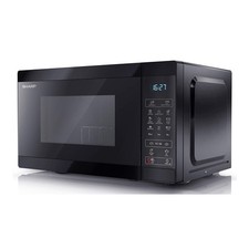 Image of Sharp YC-MG02U-B 20L 800W Microwave with 1000W Grill, Perfect Condition - Black
