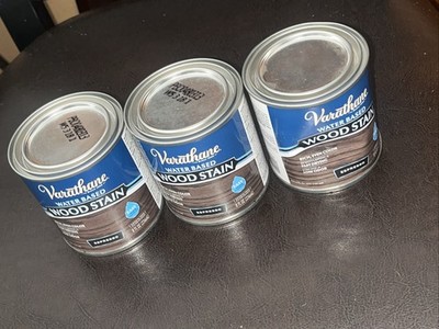 3pk- Varathane Water Based Wood Stain Espresso 8 OZ.- MADE BY RUST-OLEUM