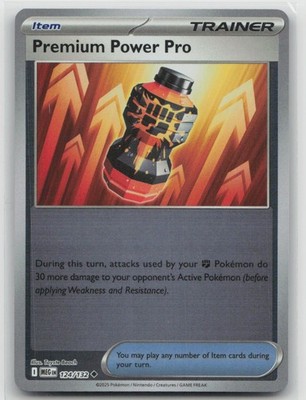 Premium Power Pro 124/132 Mega Evolution Reverse Holo NM/M - Buy More & Save