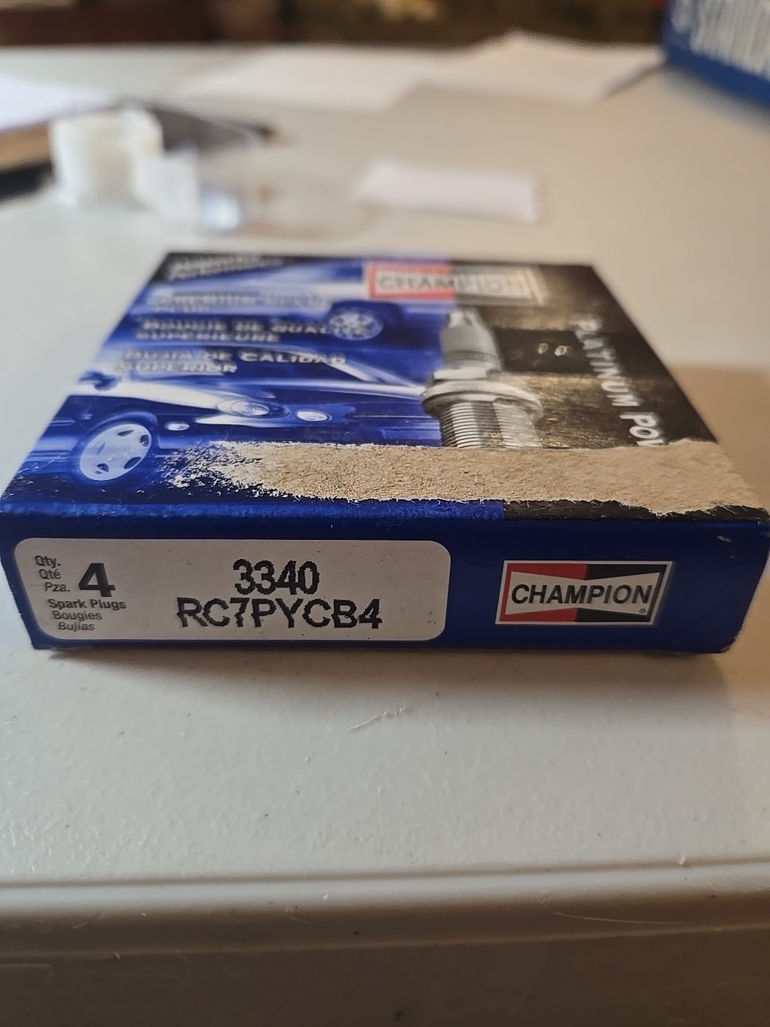 Spark Plug Champion Spark Plug 3340 Set Of 4 RC7PYCB4