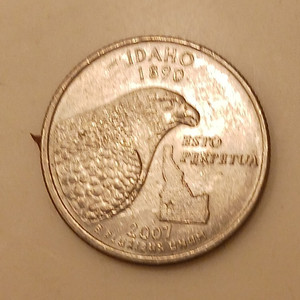 Idaho State Quarter 2007-D Denver 25C Business Strike Copper KM#445