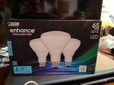Feit Electric Flood Light Bulbs BR30 E26 LED Bulb Daylight 5000K 65w NEW