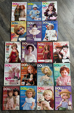 DOLL READER Magazine 18pc Lot 1998 1999 2000 2001 Collection Modern Antique Doll