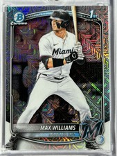 2025 Bowman Chrome Draft Mega Box Max Williams #BDC-68 1st Mojo Refractor